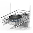 Home Zone Living Pull-Out Cabinet Organizer – Smooth Slide-Out Drawer for Space-Saving Kitchen Storage