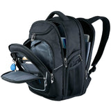 Swissdigital Design TSA-Friendly Business Laptop Backpack with USB Charging Port and RFID Protection