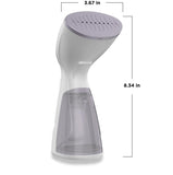 Black+Decker Compact Lavender Handheld Garment Steamer Lightweight Travel Wrinkle Remover with Fast Heat