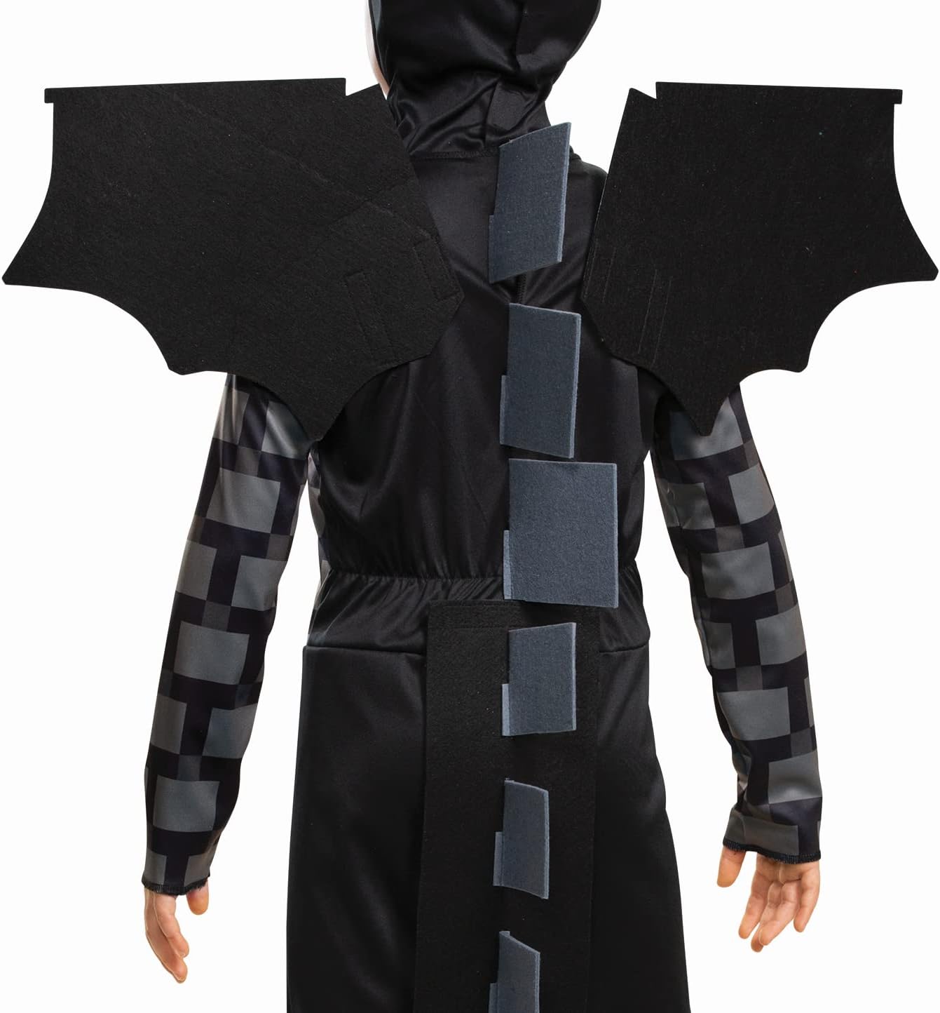Minecraft Ender Dragon Costume for Kids – Official Licensed Jumpsuit with Wings, Tail & Headpiece