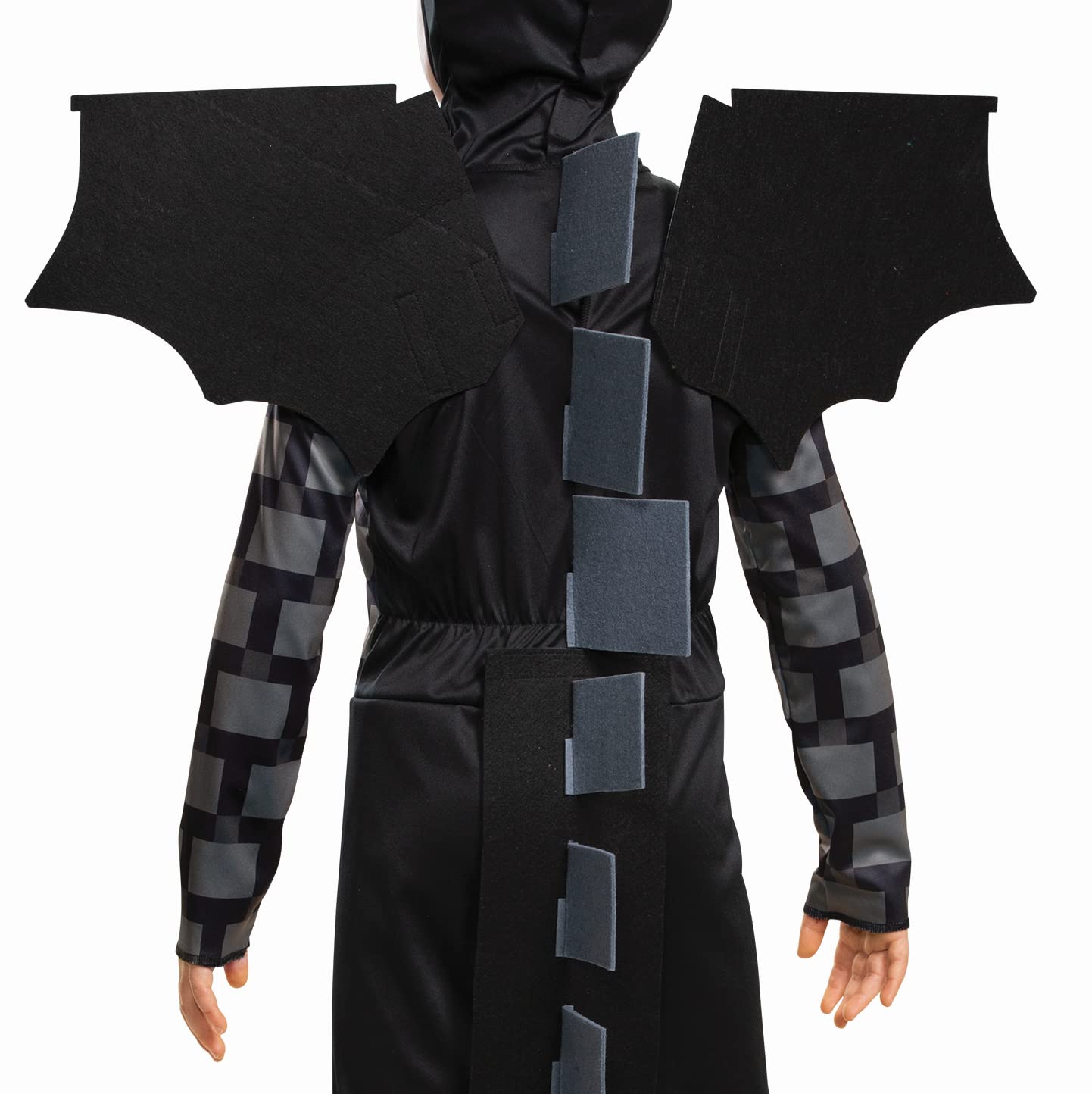 Minecraft Ender Dragon Costume for Kids – Official Licensed Jumpsuit with Wings, Tail & Headpiece