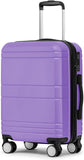 Rose Gold 20-Inch Expandable Hardshell Carry-On with TSA Lock