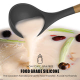 Silicone Kitchen Utensils Set – BPA-Free, Heat Resistant Cooking Tools with Stainless Steel Core
