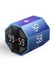 Ticktime Pomodoro Timer Cube with Custom Pomodoro, Flip Pause & Resume, Magnetic Rechargeable Desk Timer with Silent, Vibration & Adjustable Sound Alerts – Blue