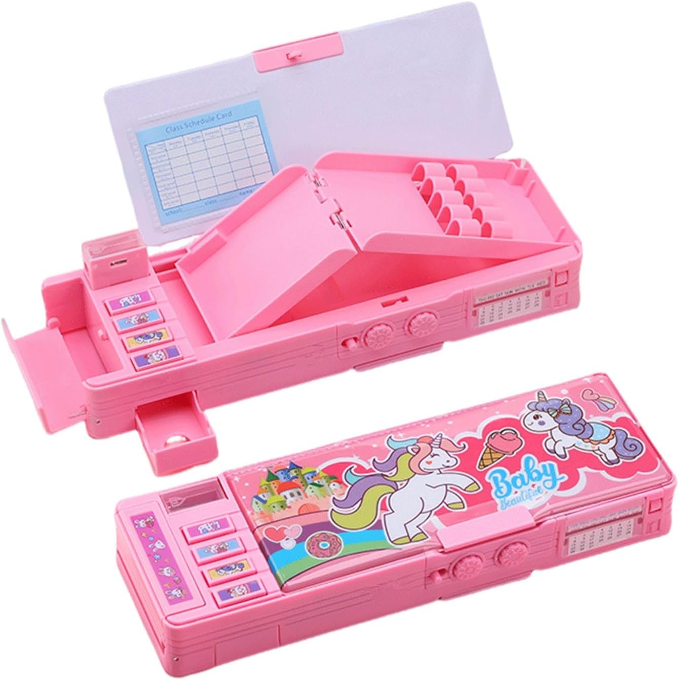 Blue Astronaut Pop-Up Pencil Case with Lock