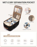 LOVEVOOK 40L Airline-Approved Carry-On Travel Backpack with Packing Cubes & Wet Pocket – Unisex