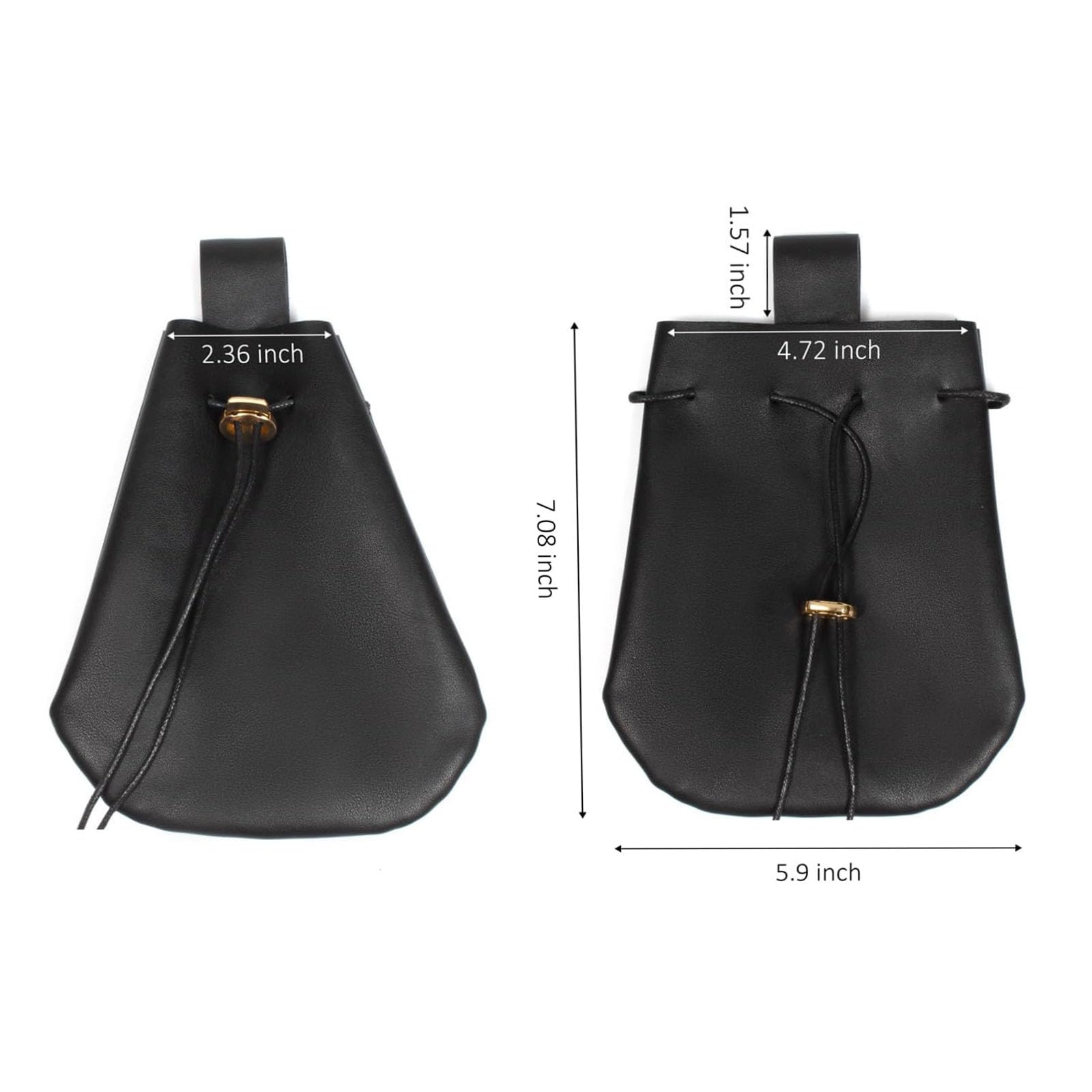 Renaissance Belt Pouch & Magic Potion Bottle Set – Medieval Leather Belt with Coin Purse & Keyring ⚔️✨