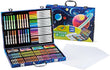 140-Piece Space-Themed Kids Art Case and Coloring Set