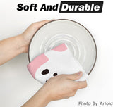 2PCS Pink Halloween Dish Towels – Soft, Absorbent & Durable Tea Towels for Kitchen Decor (18x26 Inches)