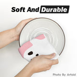 2PCS Pink Halloween Dish Towels – Soft, Absorbent & Durable Tea Towels for Kitchen Decor (18x26 Inches)