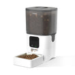 Smart Automatic Pet Feeder with 1080P HD Camera, 6L Transparent Food Tank, WiFi App Control, Motion Detection, and Two-Way Audio