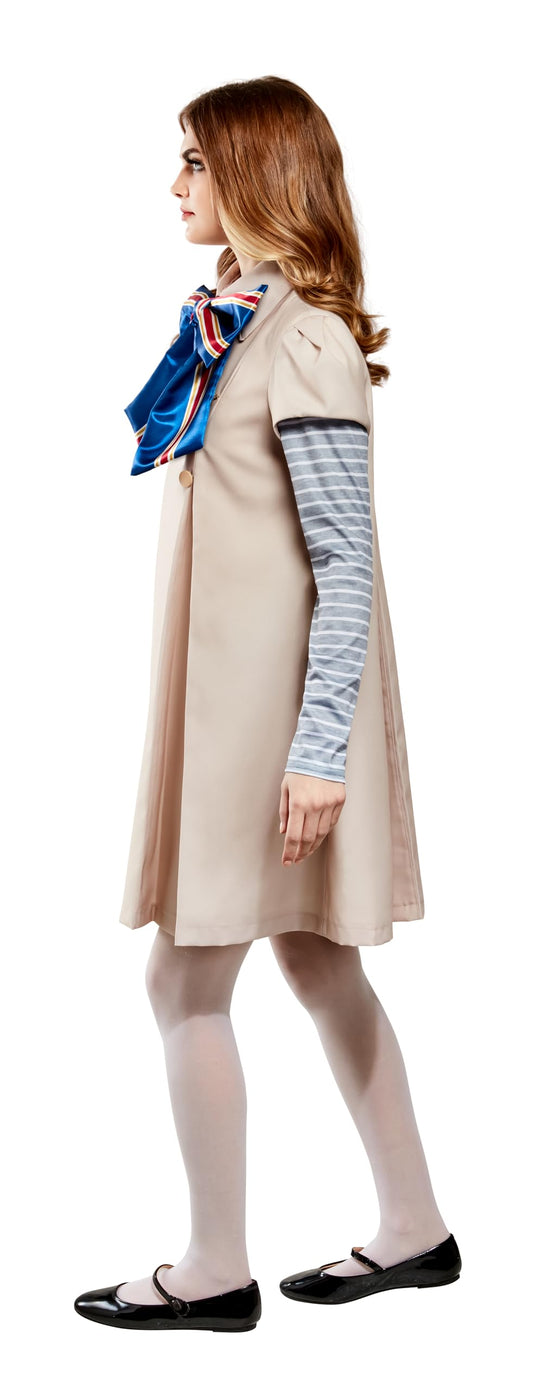 Official M3GAN Costume for Women – Licensed Horror Movie Dress with Attached Scarf (Rubie’s)