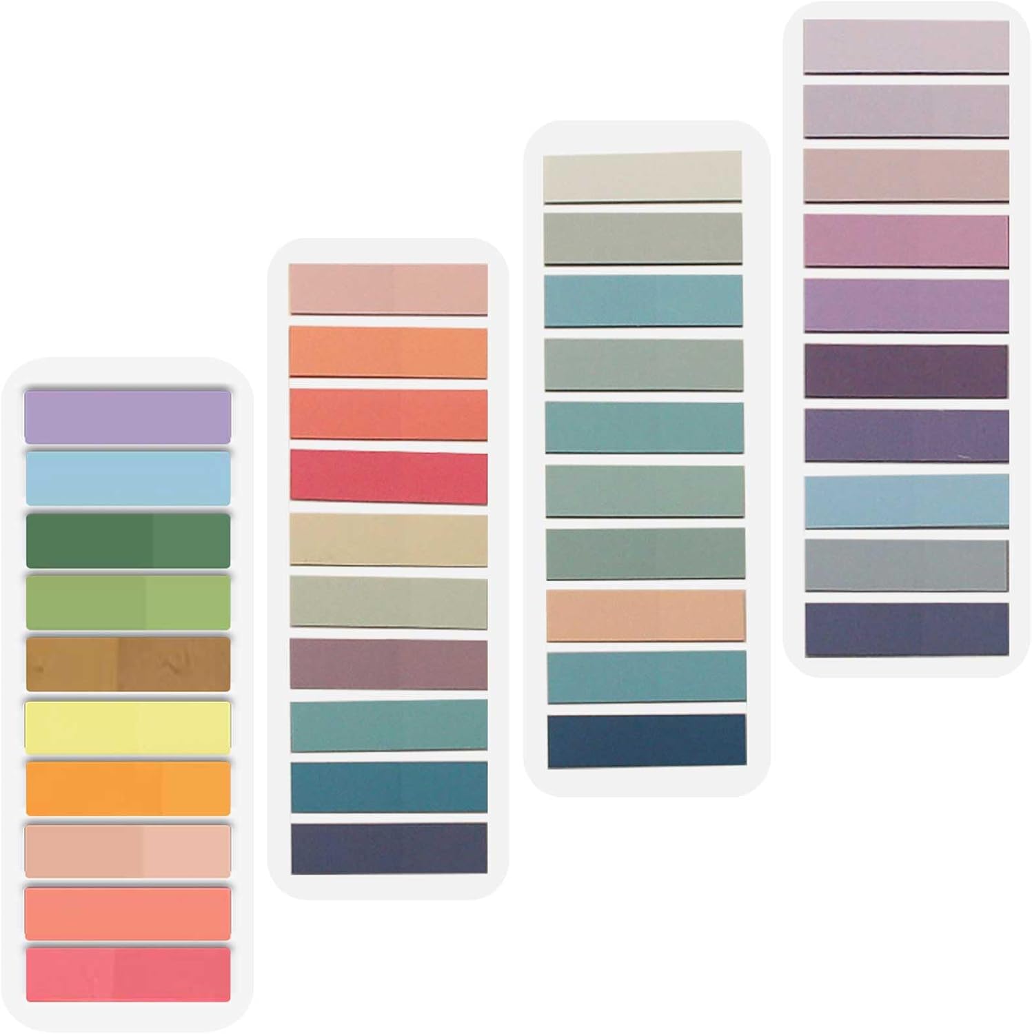 3200 Writable Morandi Page Tabs for Books, Notes and Planners