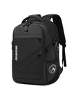CROSSGEAR Large Travel Laptop Backpack – TSA Lock Anti-Theft Business Backpack with USB Port, Fits up to 17.3” Laptops (Black)