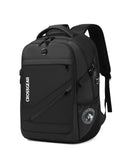 CROSSGEAR Large Travel Laptop Backpack – TSA Lock Anti-Theft Business Backpack with USB Port, Fits up to 17.3” Laptops (Black)