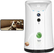 SKYMEE 1080P Smart Pet Camera with Treat Toss & 2-Way Audio – WiFi Dog Monitor (White)