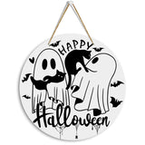 Autumn Wooden Round Sign – 12" Rustic Farmhouse Hanging Fall Decor with Jute Rope