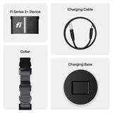 Fi Series 3+ Smart GPS Dog Collar Gray with Live Tracking, Escape Alerts & AI Health Monitoring System