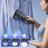 Dual Voltage Travel Garment Steamer Iron 2200W Portable Handheld Wrinkle Remover with Ceramic Plate
