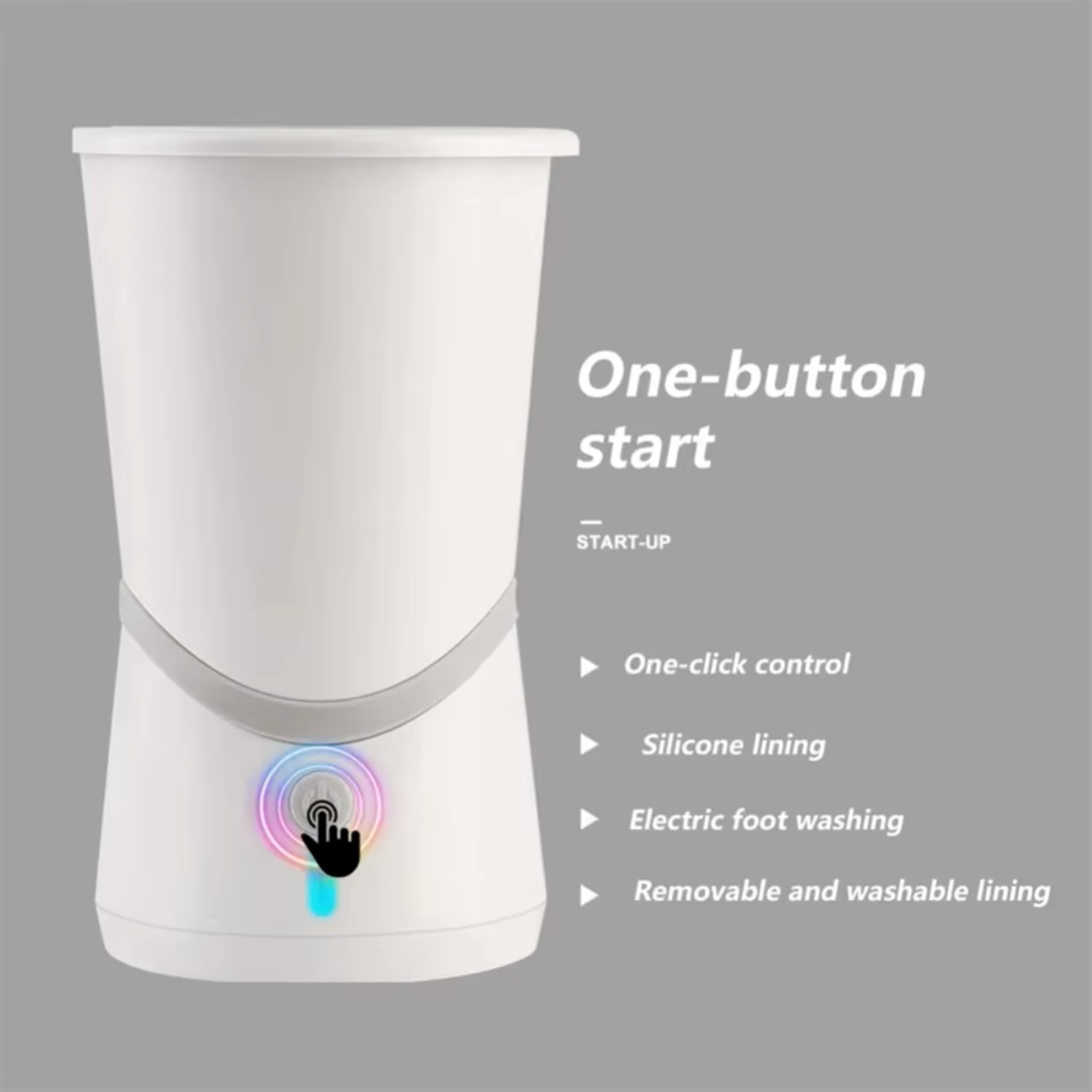 Automatic Pet Paw Cleaner Cup with Gentle Silicone Bristles – Rechargeable Portable Dog & Cat Paw Washer for Mud, Dirt & Outdoor Cleaning