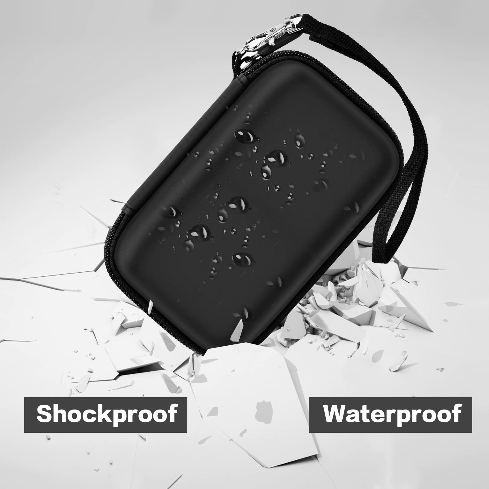Hard Travel Case for 3-in-1 Wireless Charger – Protective Storage Organizer for Charging Station