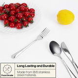 Portable Stainless Steel Travel Utensil Set with Case – Reusable Fork, Spoon, Knife & Chopsticks for Office, Camping & Lunch (Silver)