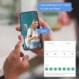 Smart Fingerprint & Keypad Padlock with App Control, USB-C Rechargeable Waterproof Locker Lock for Gym, Luggage & Storage