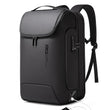 BANGE Anti-Theft Business Laptop Backpack – Waterproof Travel Backpack with USB 3.0 Fast Charging, Fits 17.3” Notebooks (Black)