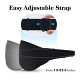 3D Contoured Sleep Mask with Memory Foam – 100% Light Blocking Comfortable Eye Mask for Travel, Meditation & Deep Sleep