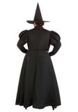 Plus Size Deluxe Witch Costume – Elegant Black Peplum Dress with Hat & Tulle Petticoat 🖤✨🧙‍♀️