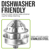 Heavy-Duty Manual Citrus Juicer – Cast Iron Lemon & Lime Squeezer with Stable Base