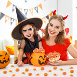 70 Pcs Mini Resin Pumpkins & Candy Corn Set – Halloween & Fall Decorations (Durable Autumn Home Décor, DIY Craft Props)