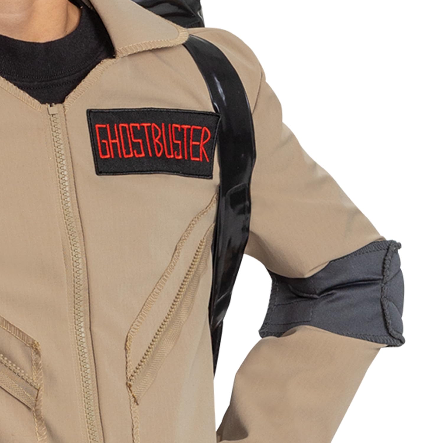 Kids Ghostbusters Spengler Costume – Official Movie Jumpsuit with Logo & Inflatable Proton Pack (Model 164259M-V2)