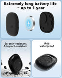 Android Air Tracker 4-Pack Bluetooth Item Locator, Find Hub Compatible Smart Luggage and Key Tracker with Replaceable Battery