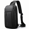 BANGE Waterproof Sling Bag for Men – Lightweight Crossbody Shoulder Backpack with Multi-Pocket Storage (Black)