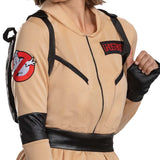 Women’s Ghostbusters Deluxe Costume – Official 80’s Movie Dress with Belt, Proton Pack & Gloves (Model 120159E)