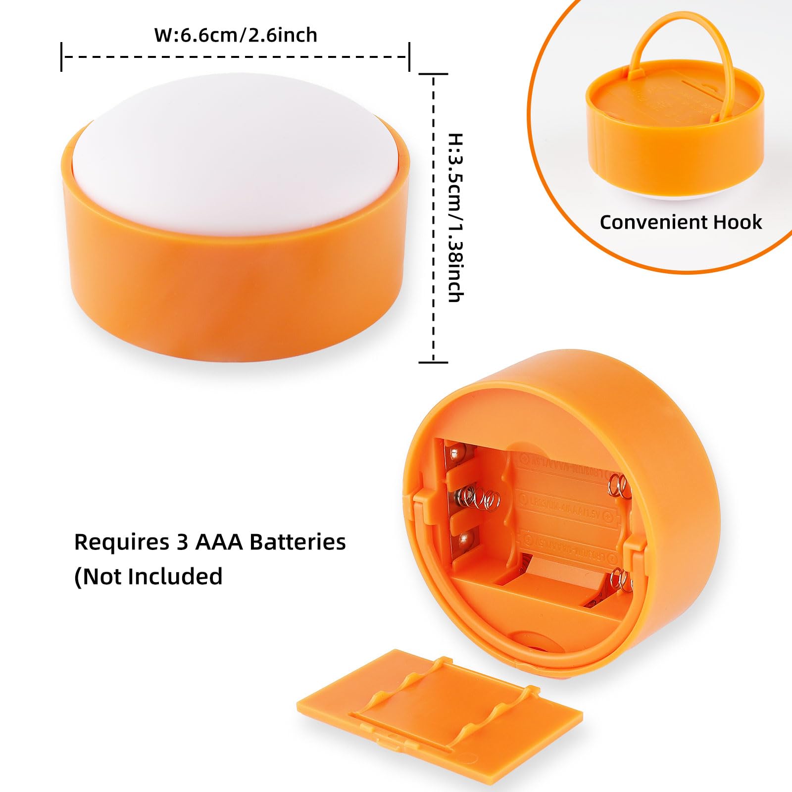 Litake RGB Pumpkin Lights (3-Pack) – 16-Color Changing LED Jack-O’-Lantern Lights with Remote, Timer & Adjustable Brightness (Battery Operated)