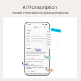 PLAUB AI Note Taker – Ultra Slim Voice Recorder with AI Transcription & Meeting Summaries