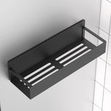 HuggieGems Magnetic Spice Rack Organizer (4-Pack) – Heavy-Duty Metal Fridge & Oven Storage, Adjustable Design (Black)