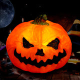 LED Light-Up Jack-O’-Lantern Pumpkin – Battery Operated Tabletop & Outdoor Halloween Decoration (6.6 x 5.9")