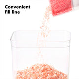 Airtight POP Food Storage Container 4.4 Qt – Stackable BPA-Free Pantry Canister (Clear)