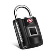 TSA Approved Fingerprint Luggage Lock with USB Rechargeable Battery, Keyless Biometric Cable Lock for Travel & Bags