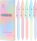 6-Pack Quick-Dry Multicolor Gel Pens with 0.7 mm Tips