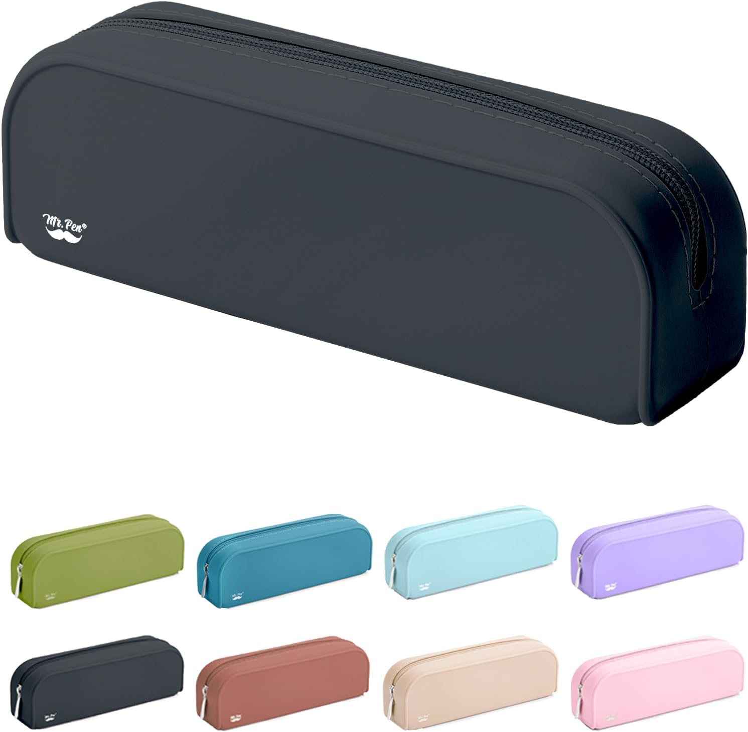 Easy-Clean Silicone Pencil and Makeup Pouch
