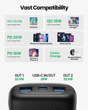 INIU 10000mAh Fast Charging Power Bank – 22.5W Portable Battery Pack with Phone Stand