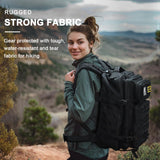 NWT Xpedition 40L Military Tactical Backpack with Laptop Compartment – MOLLE Work & Outdoor Rucksack – Khaki