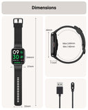 Pro Series 8 Smart Watch with Alexa Built-in & Bluetooth Calling – 1.8" HD Screen, 100+ Sports, SpO2 & Heart Rate Monitor
