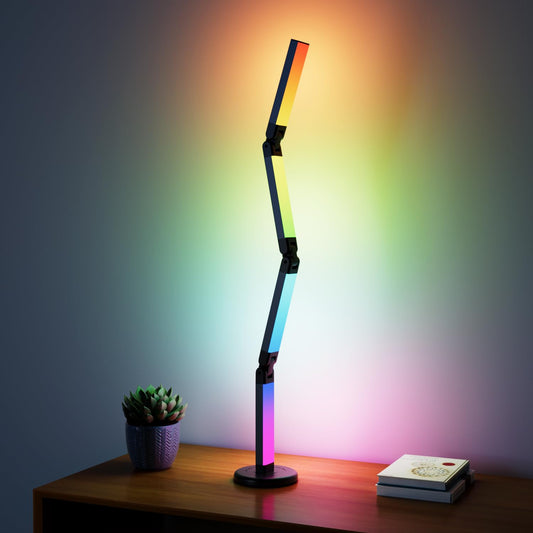Magic Lantern RGB Foldable Desk Ambient Lamp – 16 Million Colors, Music Sync & App Control