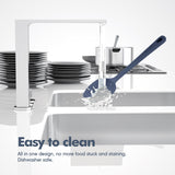 5-Piece Silicone Spatula Set – One-Piece Design, Heat Resistant up to 600°F (Neutral)