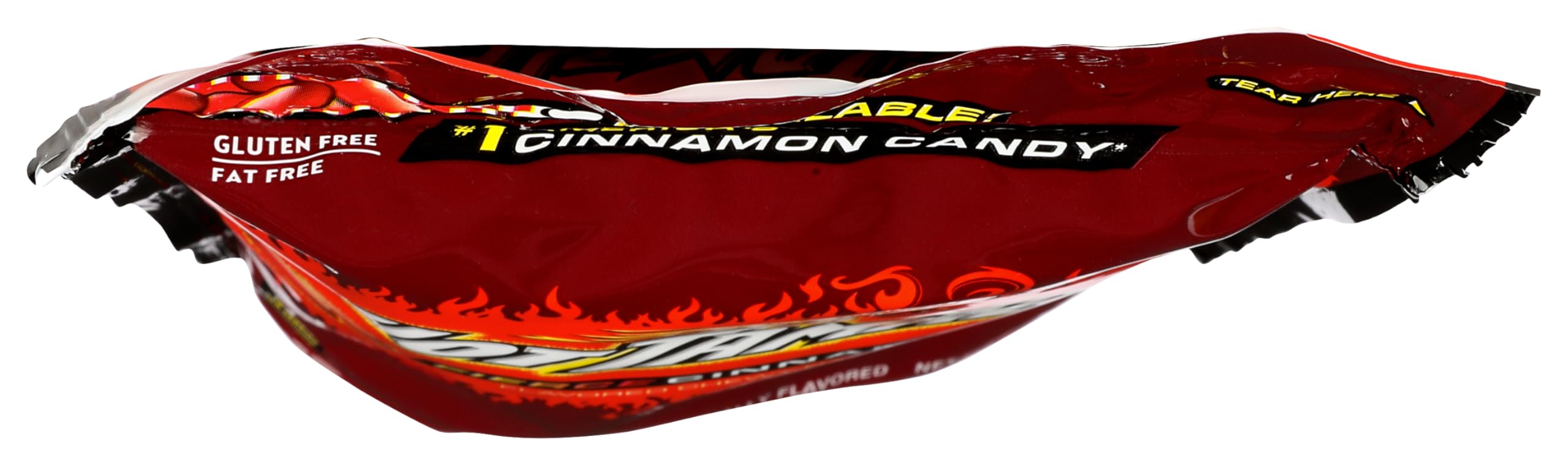 Hot Tamales Fierce Cinnamon Candy – Chewy Cinnamon Flavored Candy in Resealable Twist Bag (7 oz)